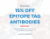 15% off Epitope Tag Antibodies from Rockland