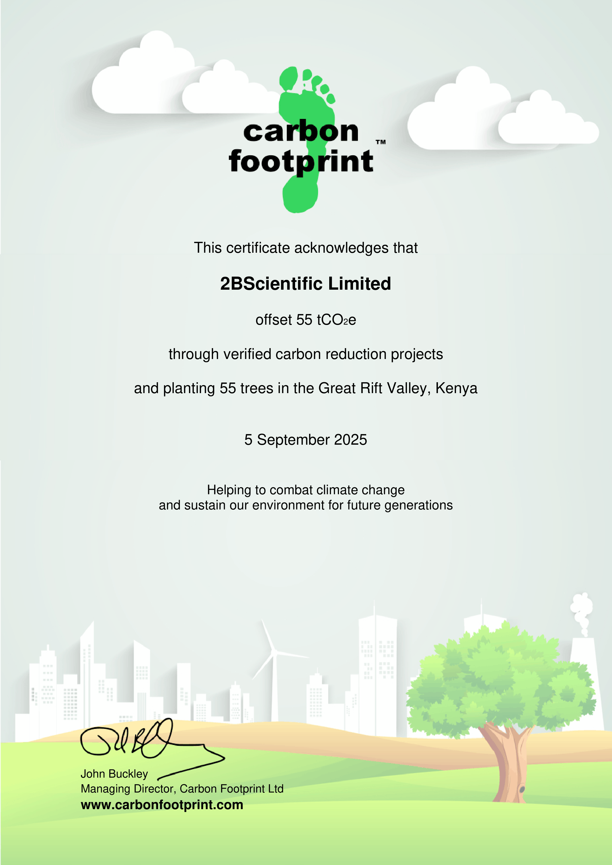 Carbon Neutral Cert 2025