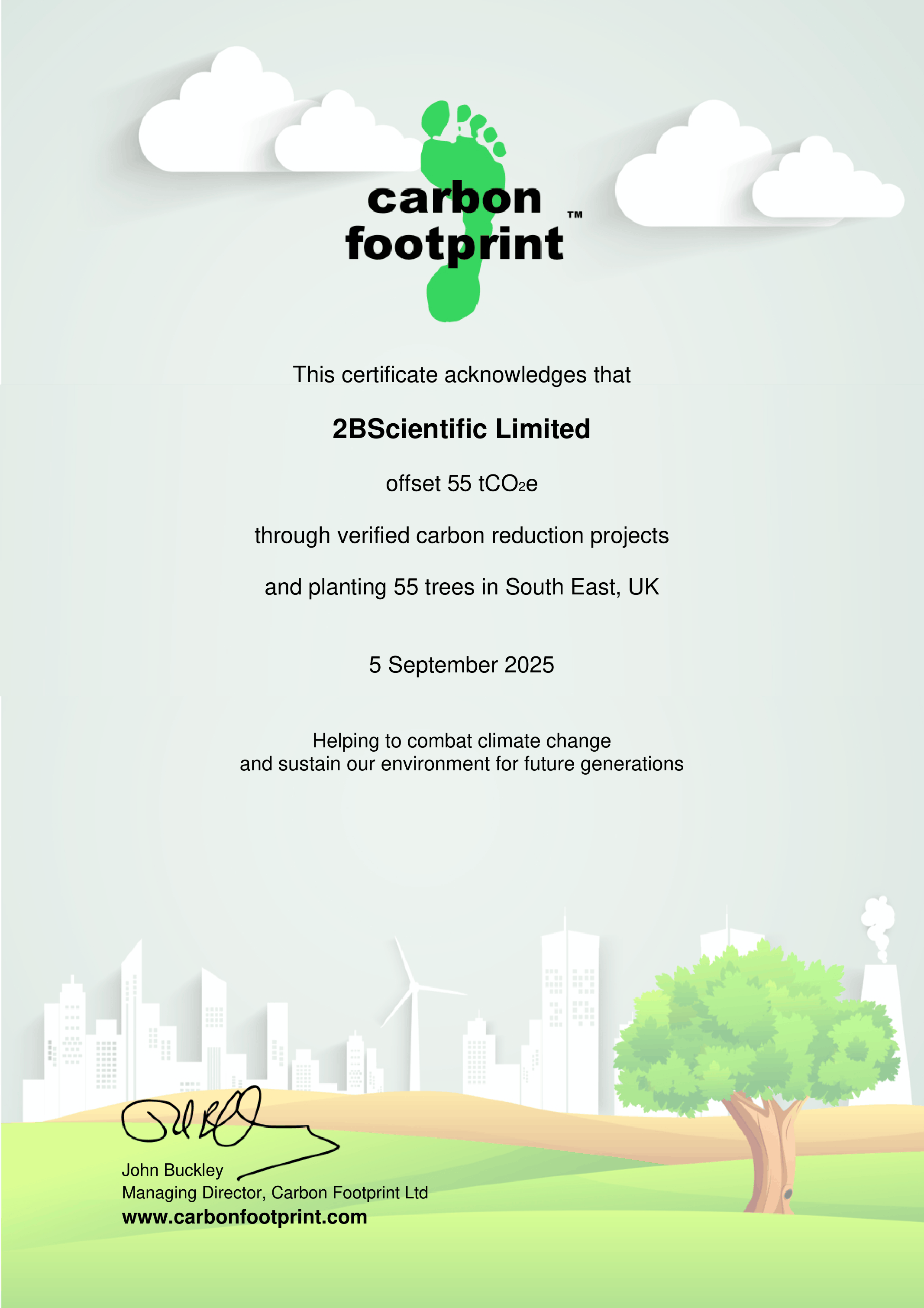 Carbon Neutral Cert 2025 2